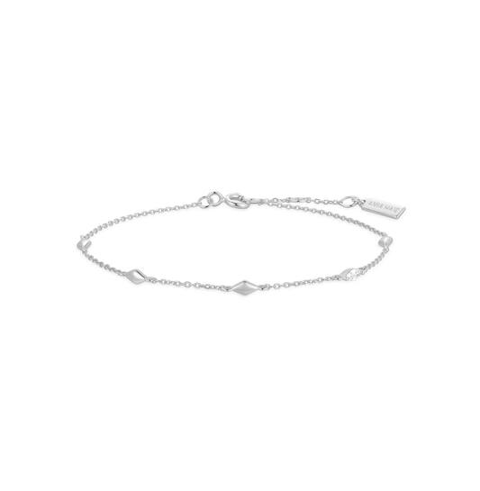  Melodic Poet - Armbänder mit Stein - Silber / rhodiniert - Zirkonia - 18,5cm